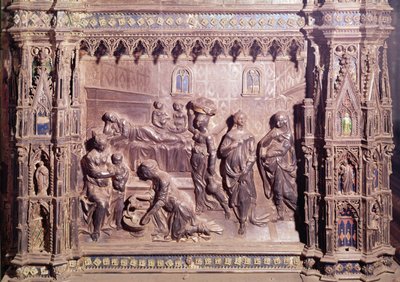 Frontal de altar que representa el nacimiento de San Juan Bautista de A. del and Pollaiolo, A. del Verrocchio